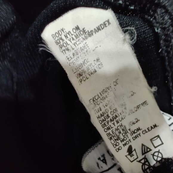 Shapewear slip 38C womens black firm control underwire vintage Nancy Ganz 08322 - Picture 8 of 12